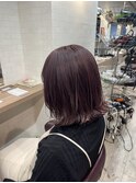 ぱつっとボブ ショートボブ ダブルカラー レイヤーカット