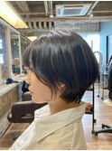 【croix】オトナ暗髪ボブ