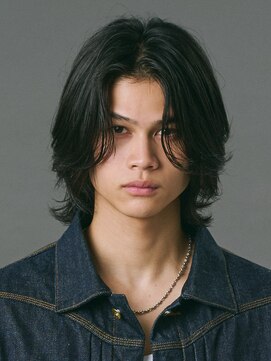 エルマーク 豊中(L-MARK) ニュアンスパーマ/センターパート/マッシュ/カルマパーマ/メンズ