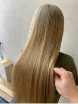 ネウィ 大分中央町店(newi)&nbsp;縮毛矯正してても【ハイトーン】【ブロンド】