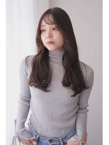 ソワン ドゥ ブレス 立花店(soin de brace) デジタルパーマ×チョコレートブラウン×大人可愛い/小顔