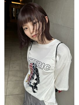 エゴル ナゴヤサカエ(ENGOL NAGOYA SAKAE) 坂野貴哉/チェリーピンク/レッドカラー/ブリーチカラー