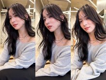 前髪顔周りカットデザインが得意♪天使の羽バング/顔周りパーマ