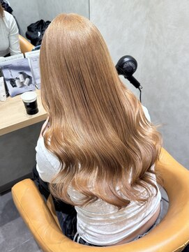 milk tea beige 【ダブルカラー/ブリーチ/髪質改善】