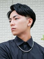 エルマーク 梅田(L-MARK)&nbsp;センターパート/ニュアンスパーマ/フェザーパーマ/メンズ