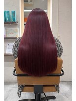 エイム ヘアメイク 横川店(eim HAIR MAKE) ワインレッド