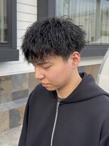 ヘアーアトリエ ラフェル(hair atelier Rafel) 清潔感×カジュアル 縦に落ちツイストスパイラル マッシュ