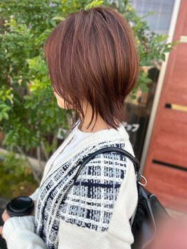 セットアップ 倉敷美和店(SET-UP) 小顔　メリハリショート/ナチュラルベージュ