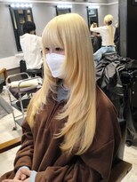 ラフィット 下大利店(lafit)&nbsp;抜きっぱなしブロンド×レイヤーカット