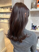 キャアリー(Caary)&nbsp;福山人気20代30代艶髪チョコレートブラウン美髪ゆる巻きイルミナ
