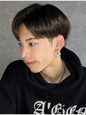 men's/メンズ/メンズカット/韓国/黒染/顔周り/ダウンバング/池袋