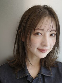 ヌヌ 渋谷 原宿 表参道(nunu)の写真/レイヤーカット×カラーで透明感のある髪へ。ボブレイヤーカット/ミディアムレイヤーカット/くびれレイヤー