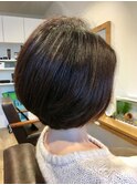 上品毛流れ艶感ボブ☆