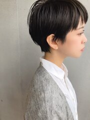 Aimee町田マッシュショート×オリーブグレージュ