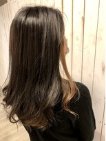 アンプリュス リアン(1+ Unplus lien)&nbsp;暗髪セミロングブリーチインナーカラー/亀戸/錦糸町