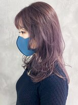 アイティー バイ アルバム 中野店(IT by ALBUM)&nbsp;ウルフピンクラベンダー_ホワイトアッシュ_ba310682