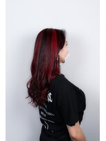 クリップ ジョイント ゴッド(CLIP JOINT GOD)&nbsp;ワインレッドランダムメッシュ