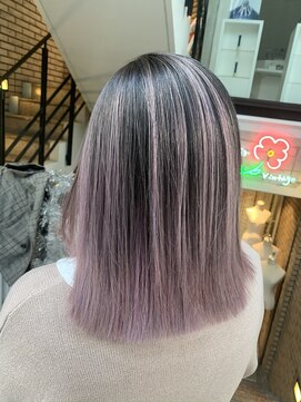 ラフ 難波店(LAFF) #黒髪#ボブルフ#ネビージュ#小顔#ワンレン