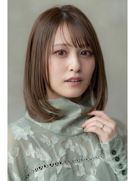 エースハバナ 渋谷(1 HAVANA) ヌーディカラー/小顔ヘア/大人ボブ/ふんわりミディアム