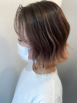 ヘアーラニッシュ 柏たなか店(hair Lanish) 20代30代40代　脱白髪染めコントラストハイライト（柏たなか）