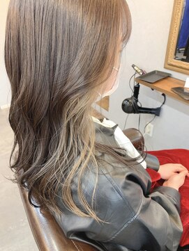 リッチェル(Richell) ゆるゆるロング。インナーカラー。