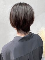 ミュラ(mulah)&nbsp;うる艶髪ナチュラルウルフ＊透明感カラーシアーグレージュ