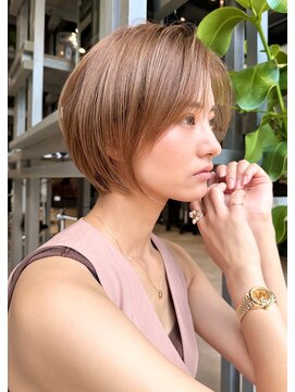 ディーエックス ウエスト(Dxxxx WEST) 大人ナチュラルショート顔周り/レイヤーカット/イルミナカラー