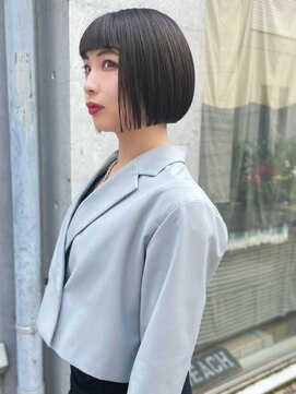 ハニーシブヤ(HONEY shibuya) 大人可愛いミニボブ☆小顔似合わせカット10代20代30代40代