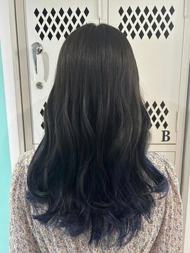 マティーナ ヘアー 池袋(Matina hair) 【インナーカラー×ブルー】20代30代40代