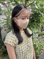 ブラン 阪急伊丹駅前店(Blanc.)&nbsp;前髪インナー　インナーカラー　ベージュカラー