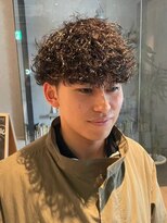 メンズサロン ブロック(Men's Salon bloc) マッシュショート　ツイストスパイラルパーマ　ツーブロック