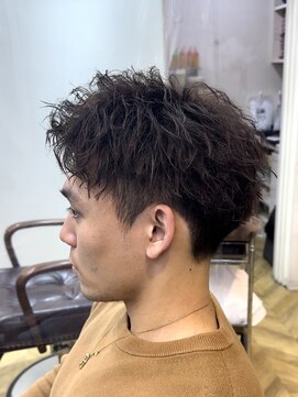 ガオプロデュースバイレボ(gao produced by revo) 【曽我尾真生】短髪ショート/ツイストスパイラル/メンズパーマ