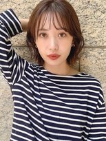 ラフ フロム ガーデン(Laf from GARDEN) ボブ/前髪カット/ココアベージュ/オリーブグレー/韓国風/小顔