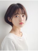 ひし形ショートボブ