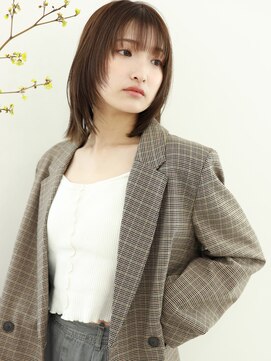 ユニカバイミリー(unica by milly) 【unica緑地公園】ナチュラル顔回りレイヤーグレーベージュ