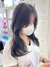 フレイムス ヘアアンドリラックス 南越谷店(Frames hair&relax)&nbsp;暗髪透明感カラー！韓国巻き＊