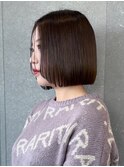◇ボブ 縮毛矯正 顔周りカット 表参道 髪質改善