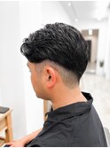 【メンズ★大名】センターパート×ビジネスマン×刈り上げ×眉毛