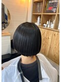 ボブの縮毛矯正