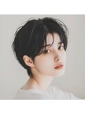 ショートカット×ひし形ショートボブ
