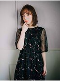 大人可愛いゆるっとボブ20代/30代/40代/ハレマチ通り