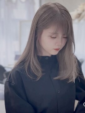 ジィルム(XELM) ミルクティーグレー　ブリーチ【高崎/高崎駅/高崎駅西口】