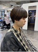 刈り上げマッシュショート
