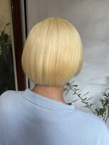 アン(Hair make un)&nbsp;ケアブリーチで抜きっぱなしブロンド