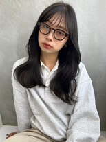 フェミニンロング/似合わせカット/メルティカラー/2wayバング