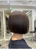 ボブ ボブカット ボブヘア ミニボブ レイヤーボブ　切りっぱなし