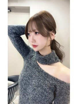 リリー(Lilley) 【西村光平】艶カラー/前髪顔周り/韓国ヘア