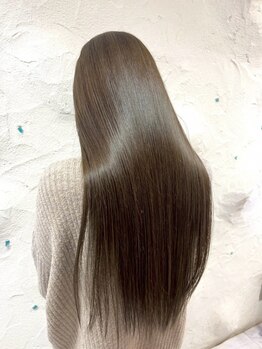 シエン 本店(CIEN)の写真/柔らかな質感とうる艶が叶うCIENのパーマ・カラー専用持続トリートメント！リピートをすればするほど◎