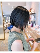 レターバイノベル(letter by novel)&nbsp;大人ショートボブミニボブ丸みショートボブ黒髪ショートカット