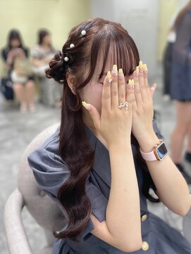 ヘア サロン クラン 東心斎橋店(hair salon clan) くるみちゃんヘア/心斎橋ヘアセット